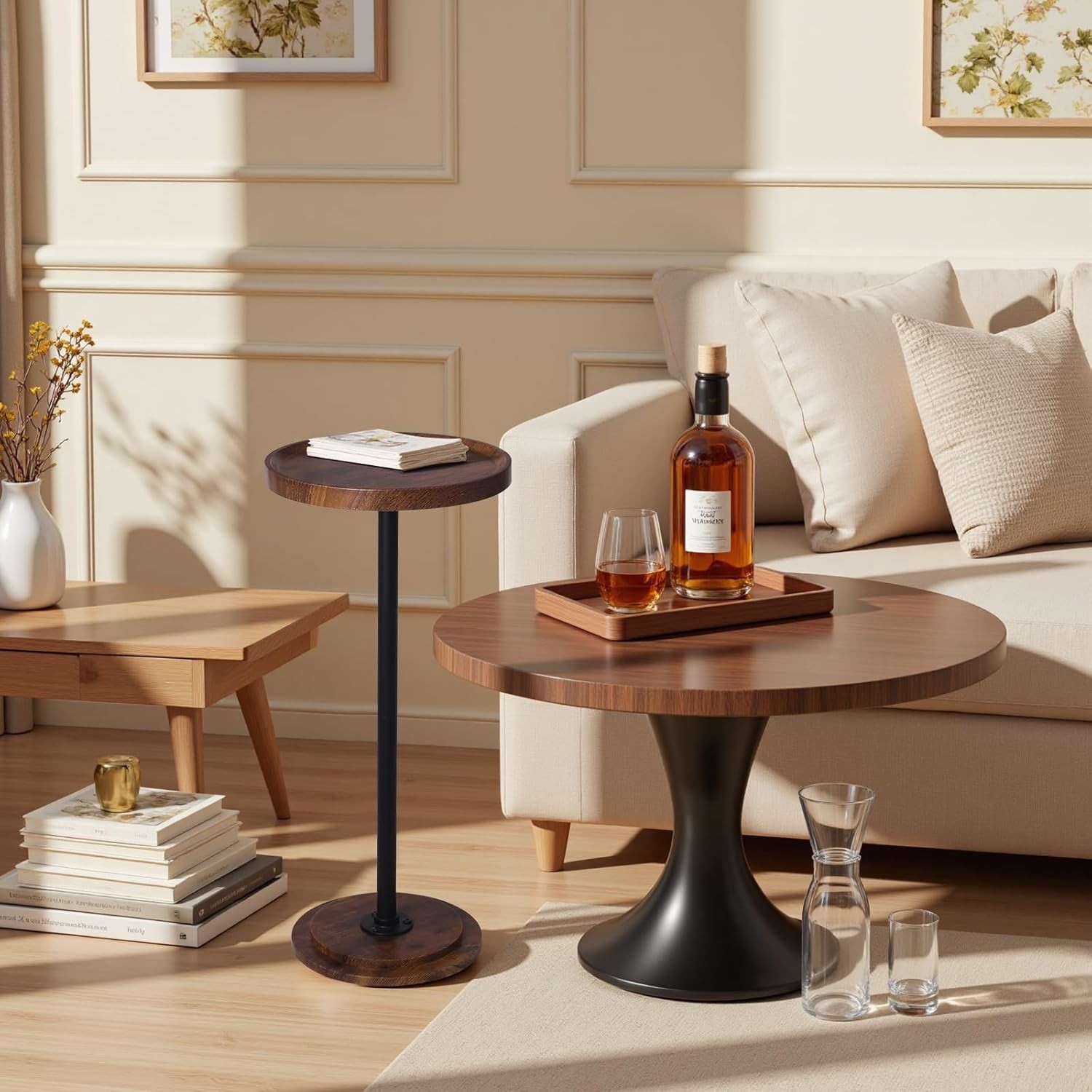 Home Dector Sofa Side Table Small Drink Table Small Spaces Coffee End Table W/