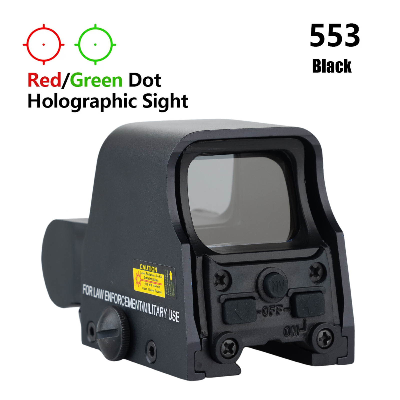 553 Red/Green Dot Holographic Reflex Sight For Picatinny Mount
