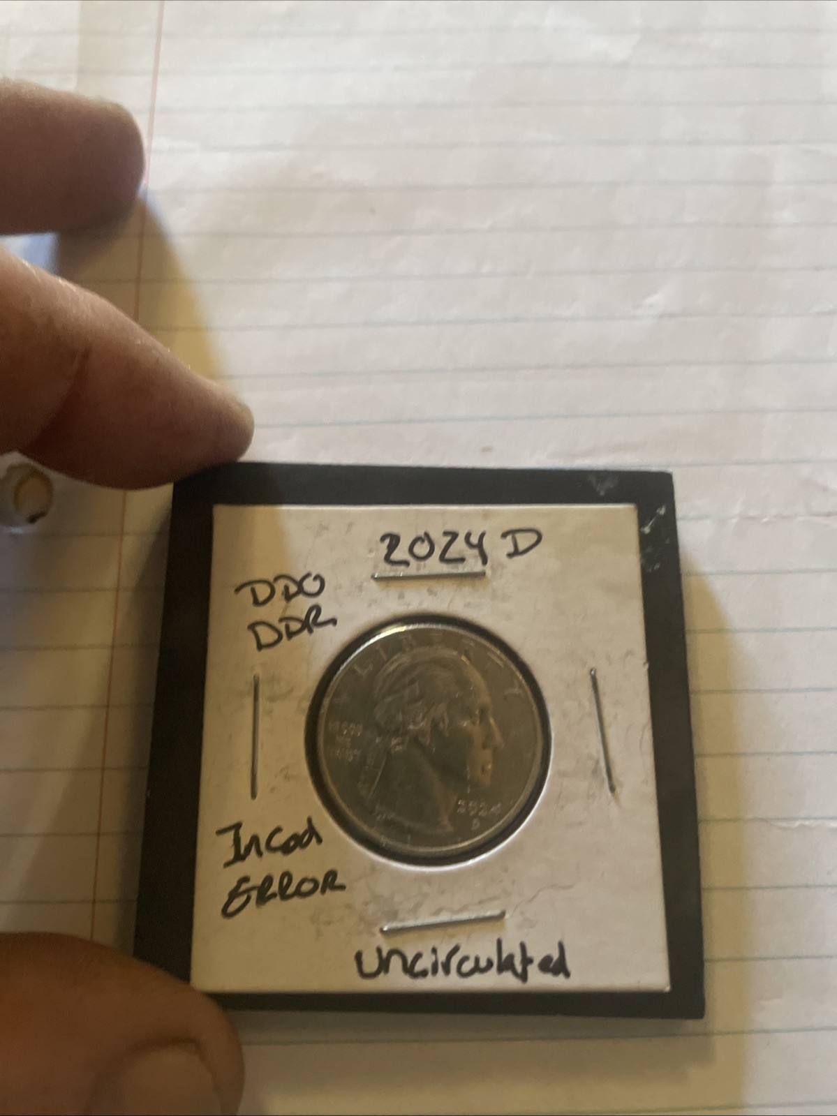 2024 D Quarter Dr Mary Edwards Walker Error IN COD, DDO, DDR Uncirculated #2