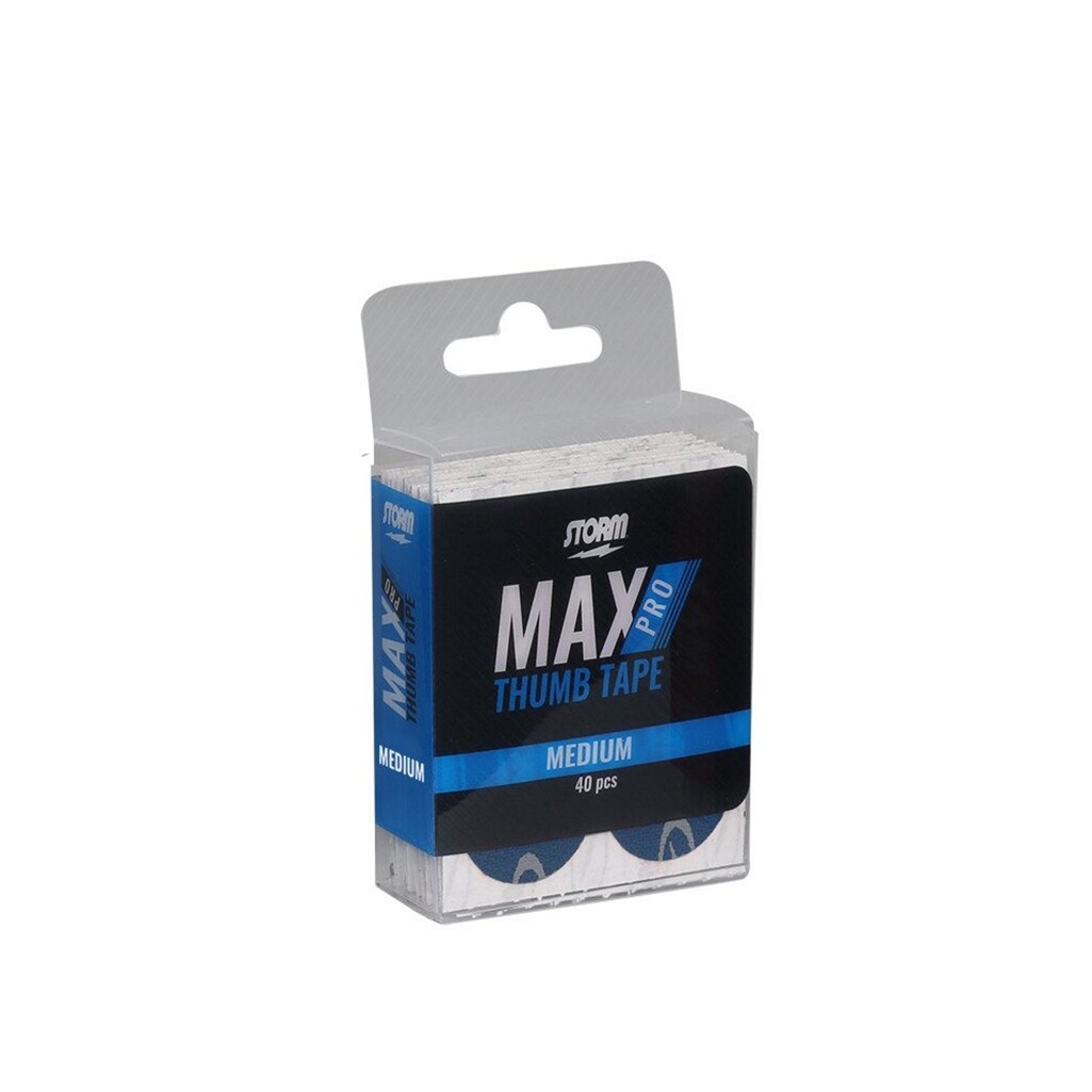 2 PACK Storm Max Pro Medium BLUE Pre-Cut Bowling Thumb Tape Pack