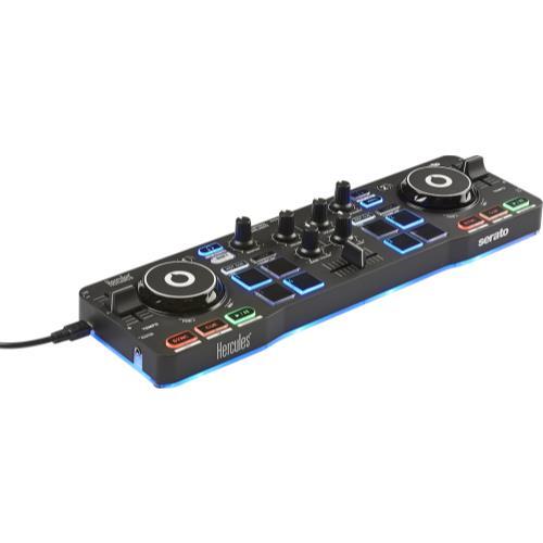 Hercules DJ Control Starlight Compact Controller w/ Built-in Serato Soundcard