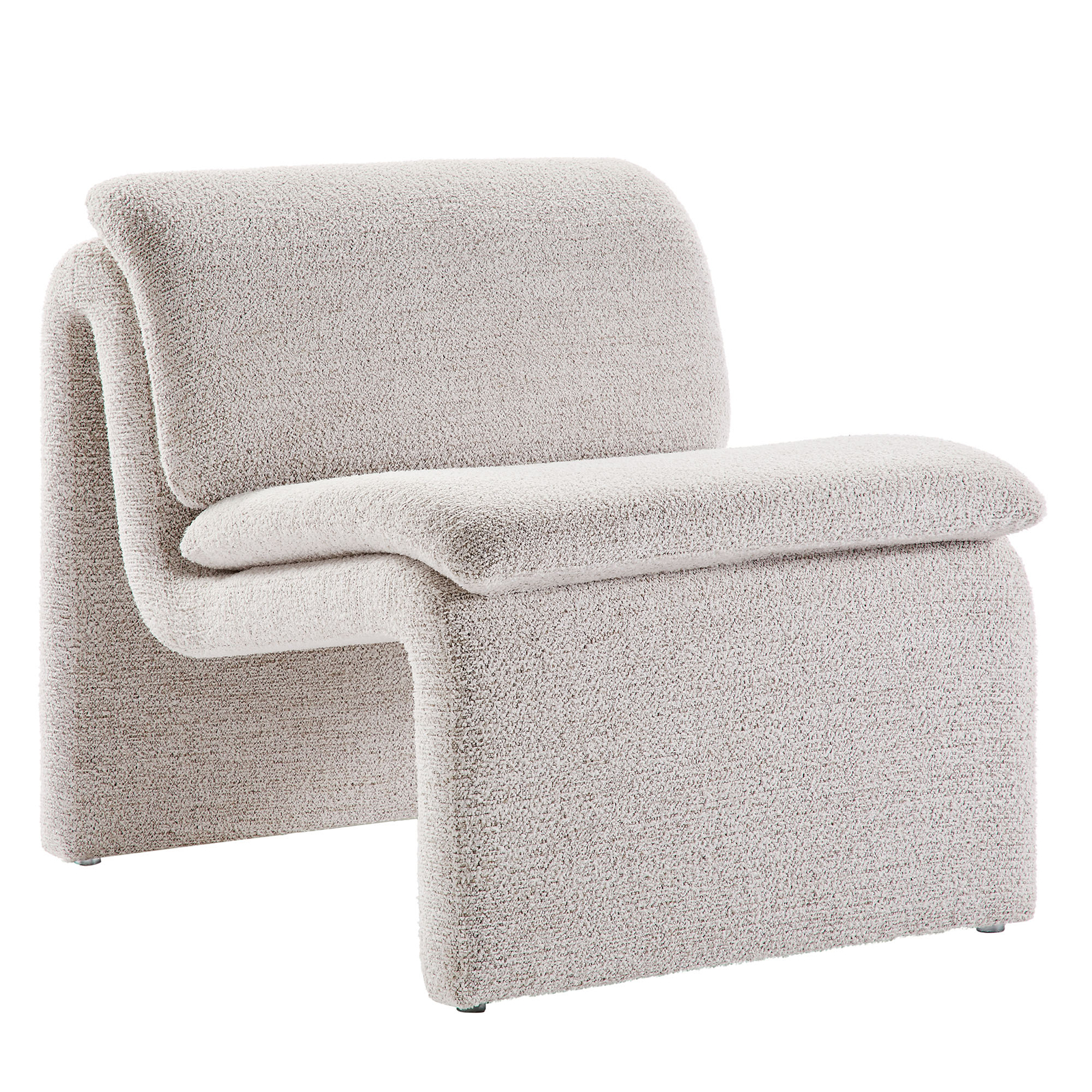 Dune Armless Accent Chair in Parchment