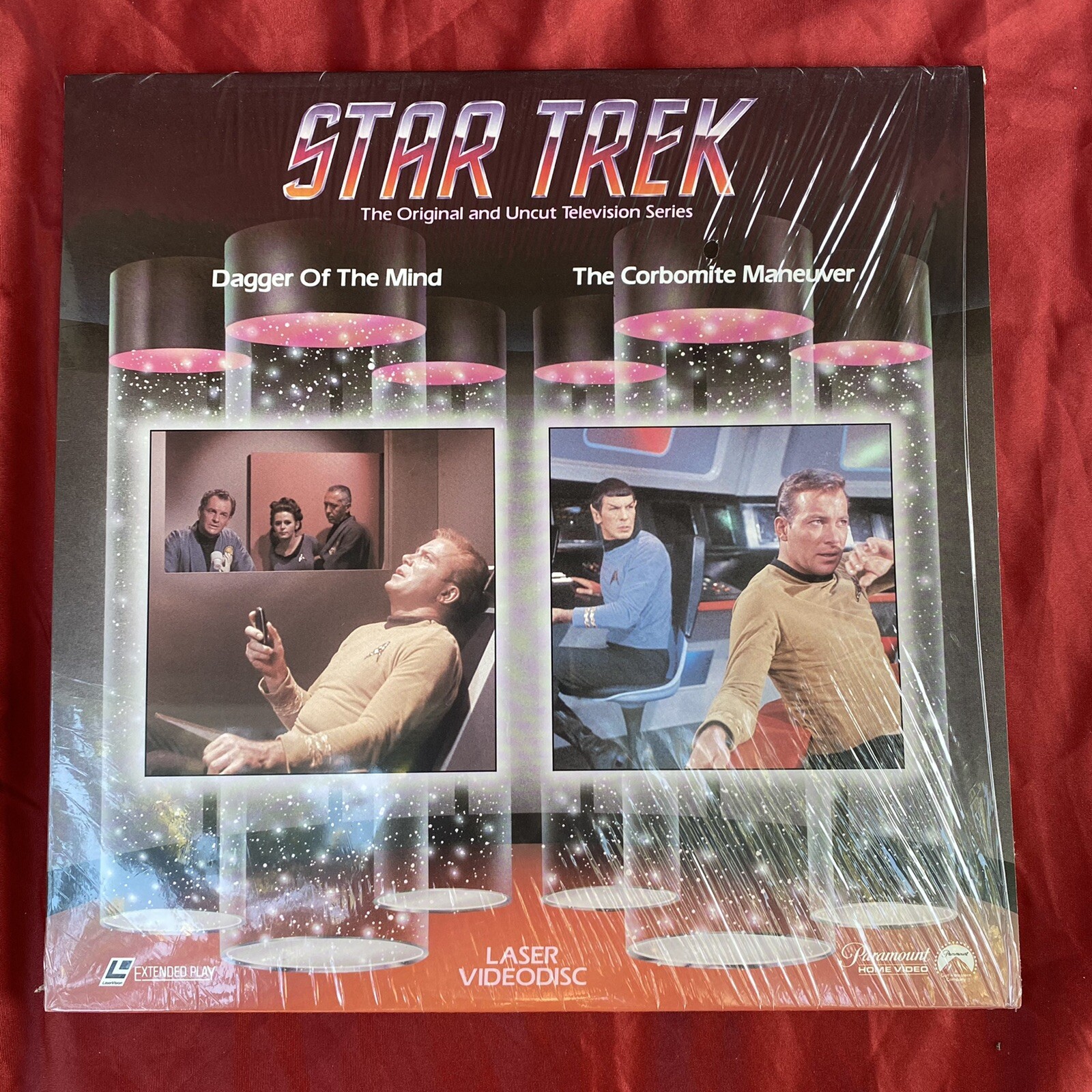 STAR TREK Orig&Uncut Ep. 11 & 3 Dagger of the Mind Corbomite  LaserDisc 60040-85