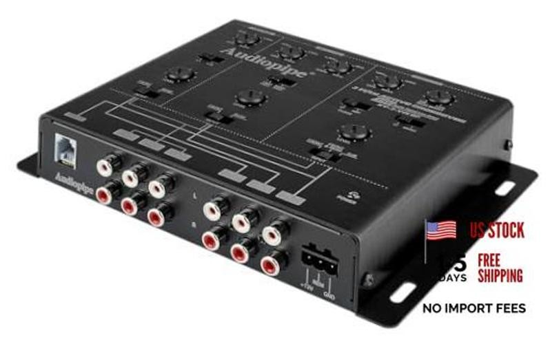 Active Crossover with Bandpass Filter (XV-3-V15BP), Multiplier Switch, 3-Way