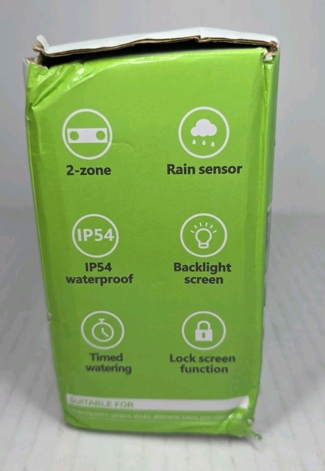 Dar 2 Zone Water Timer WT08 with Dual Outlets