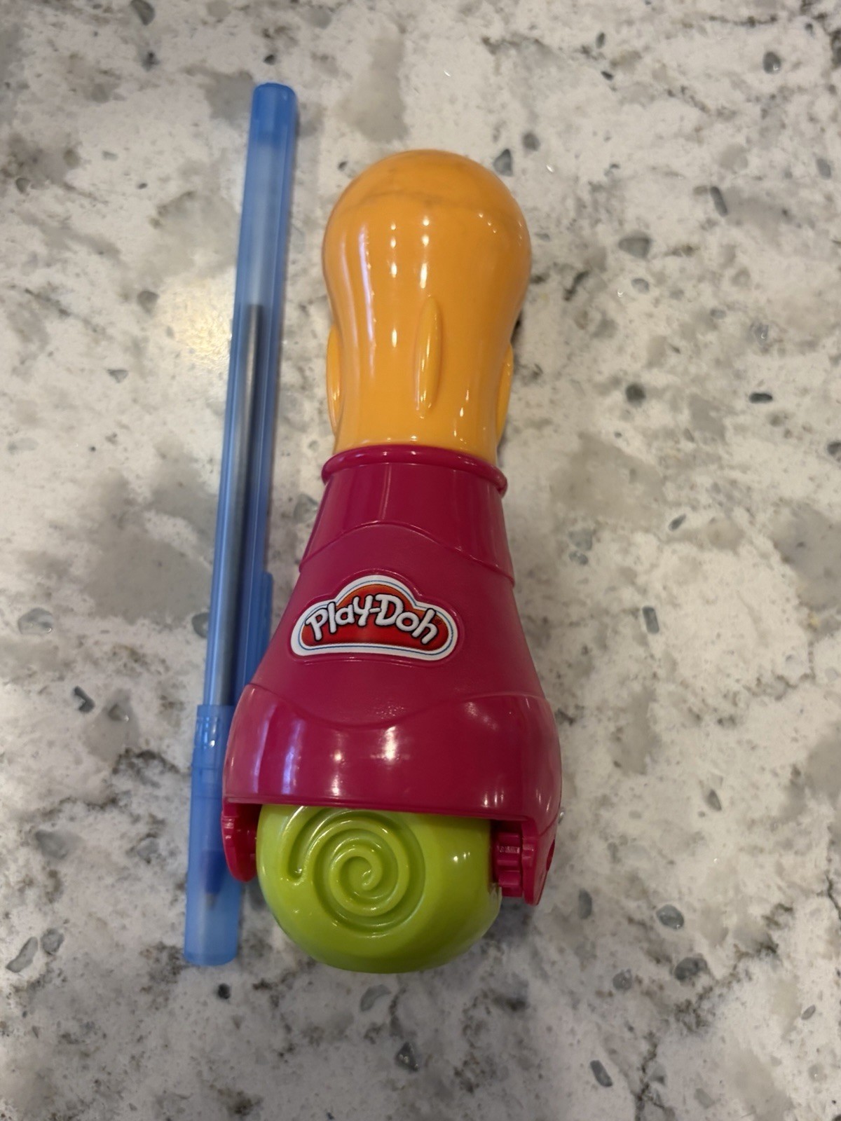 Rare Play-Doh Super Tools Dial 'n Stamper Twist Stamp Accessory 2006