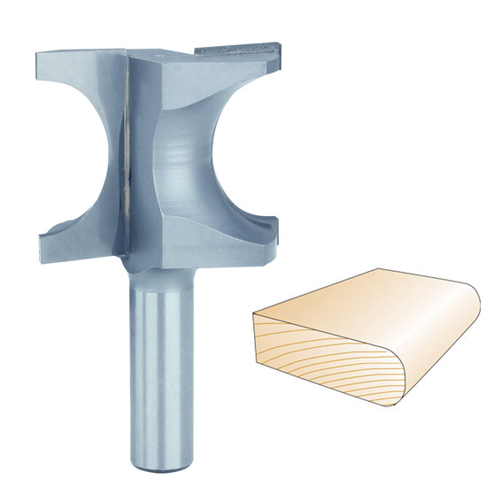 Whiteside Bull Nose Bit 1/2 in. SH x 9/16 in. R x 1-1/8 in. CD
