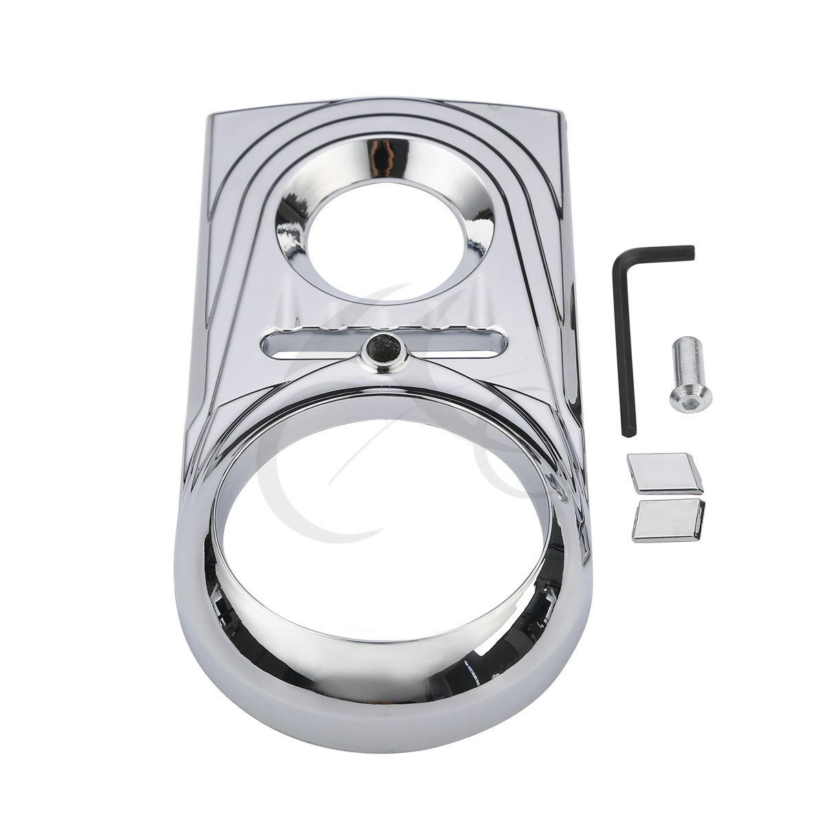 Chrome Dash Panel Insert Cover Fit For Harley Softail Deluxe FLSTN 2006-2017 US