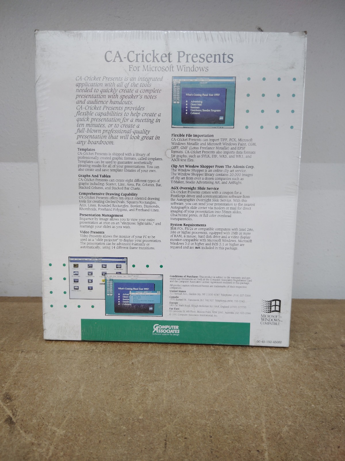 CA-CRICKET Presents Demo Pruduct Sealed
