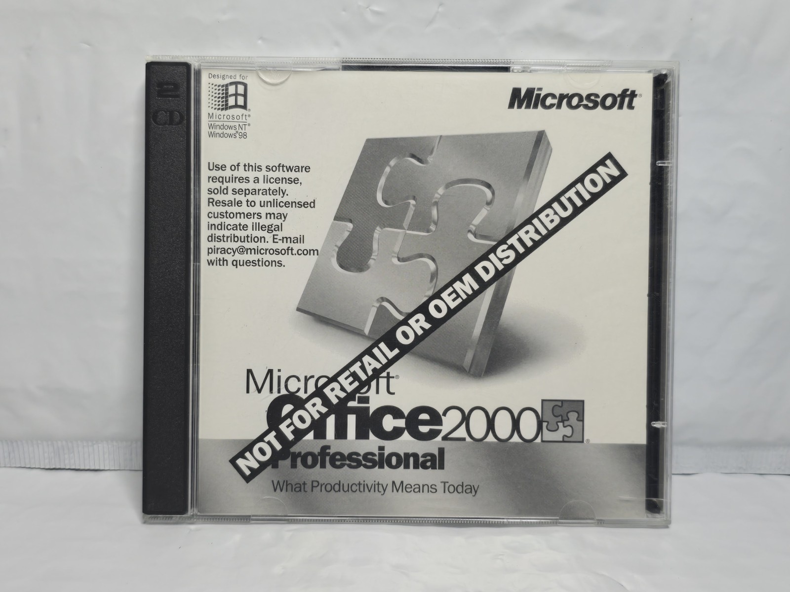 Microsoft Office 2000 Professional 2 CD-ROM Set - Not for Retail or OEM