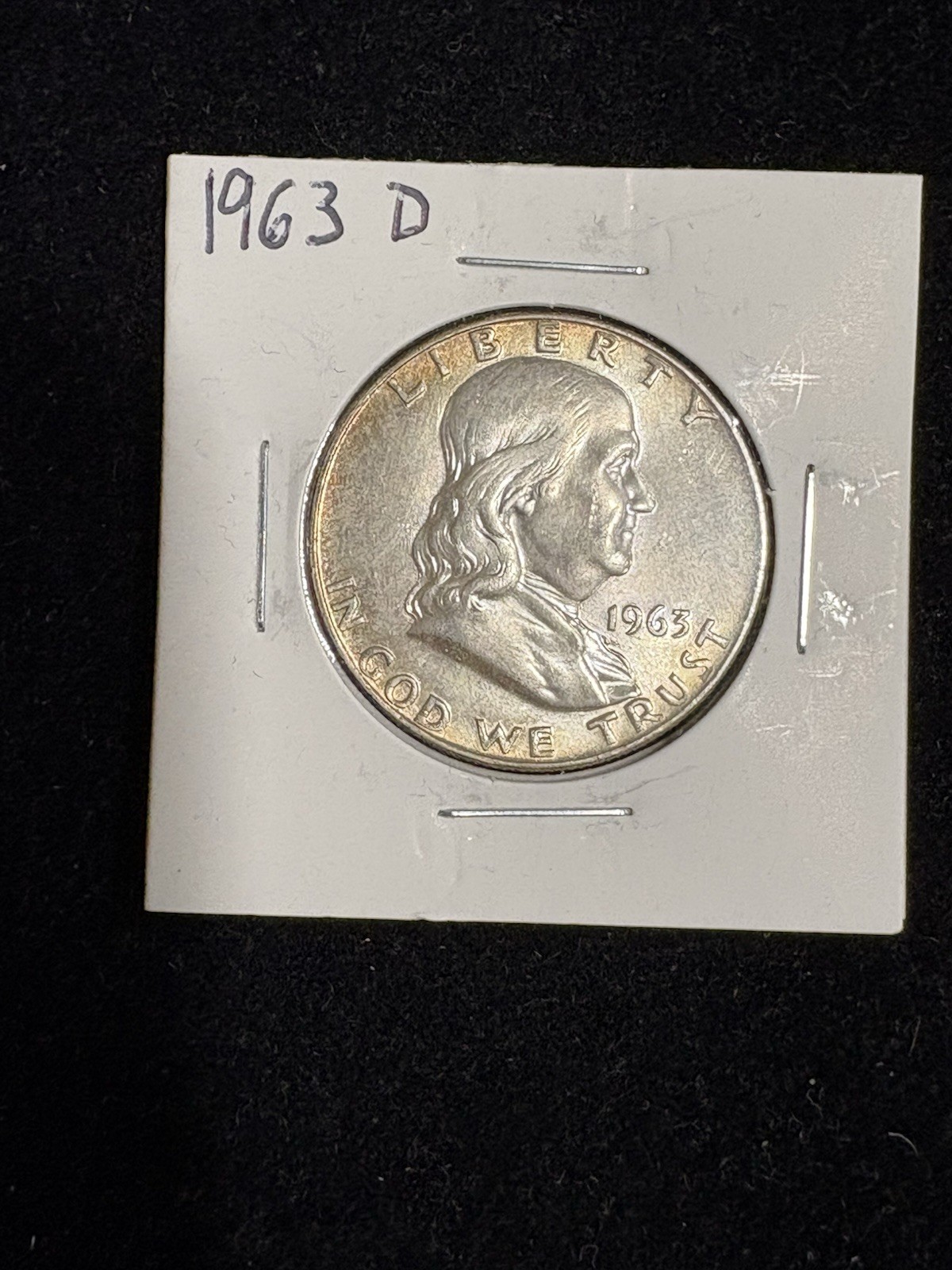 1963 D Franklin Half Dollar AU