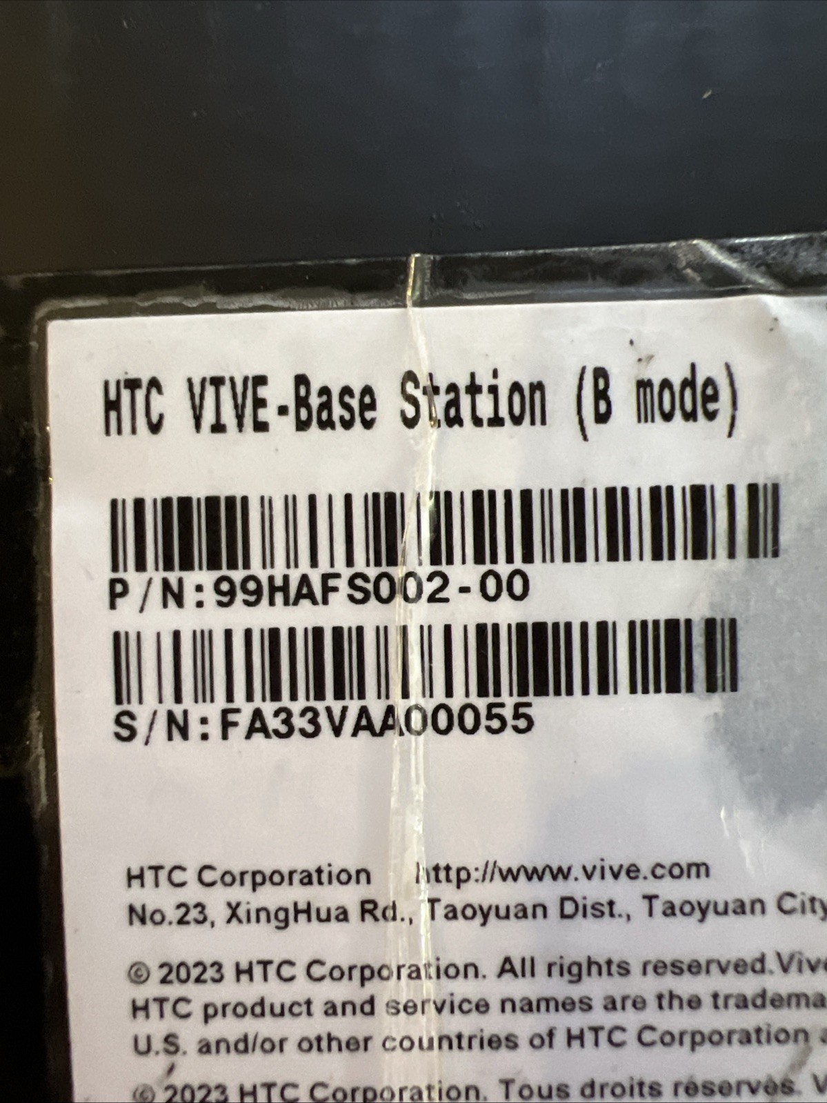 HTC Vive Base Station 99HAFS002-00