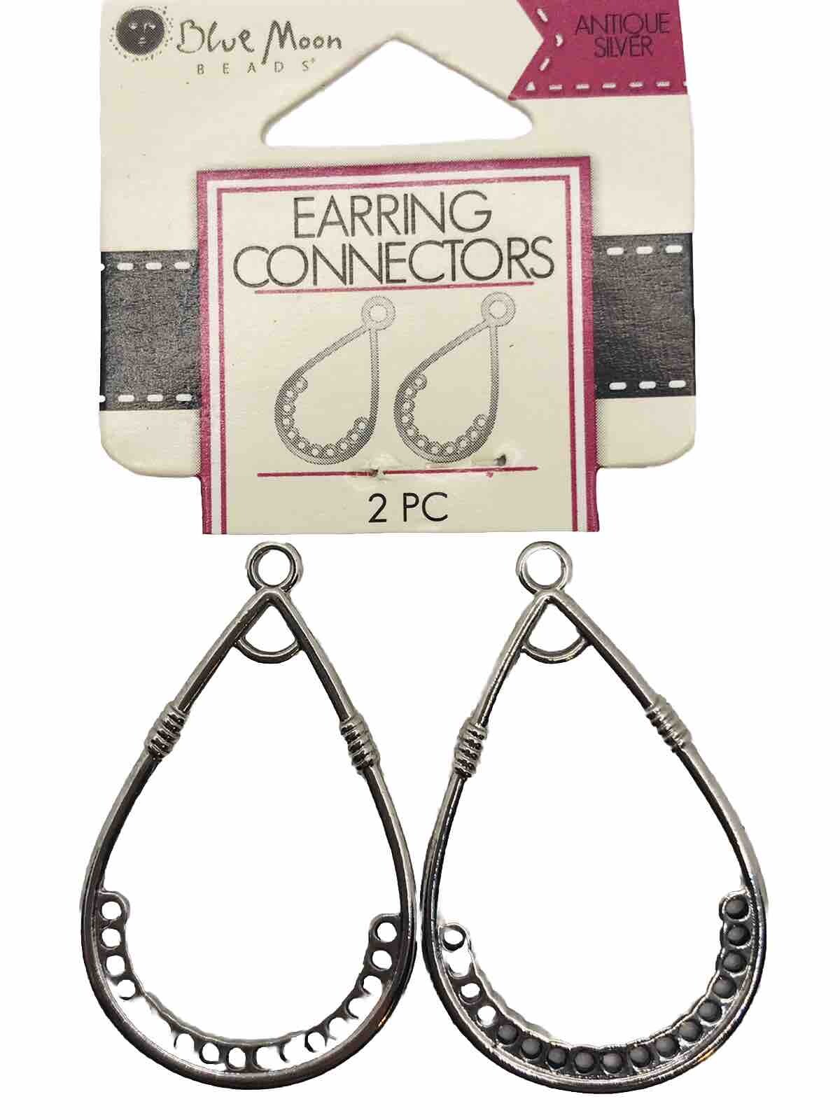 Blue Moon Chandelier Earring Findings Silver Tone