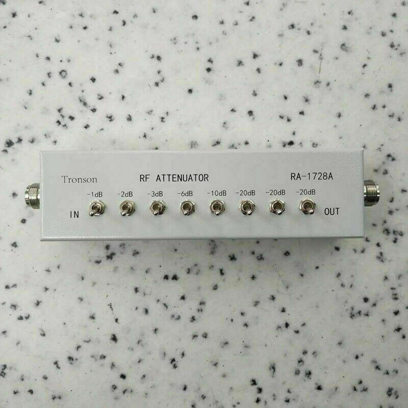 1PC  for Radio Transmitter 0- 82DB VARIABLE/ STEP ATTENUATOR 50 OHM
