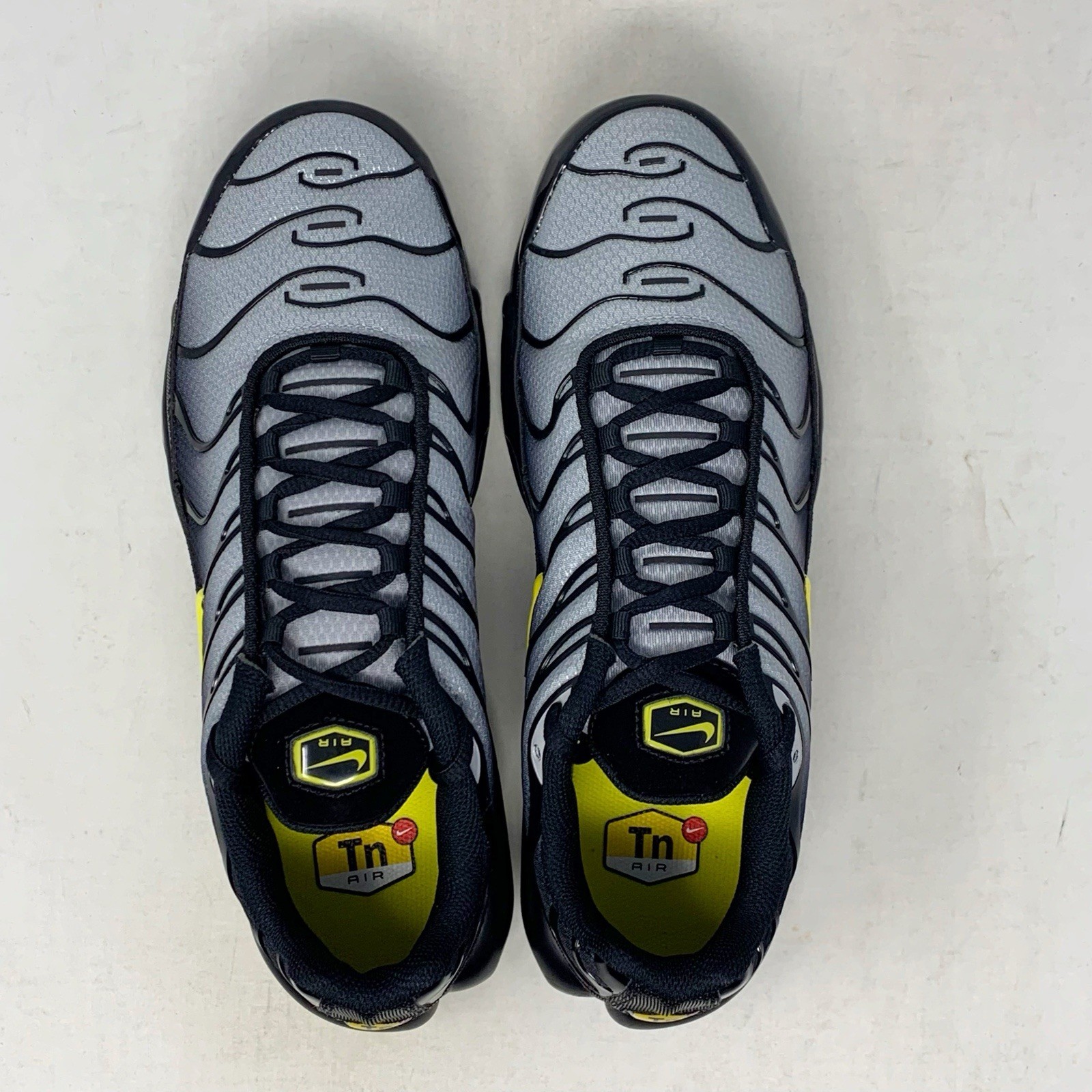 Nike Air Max Plus 'Yellow Shadow' Faded Black Sneakers, Size 9 BNIB DM0032-012