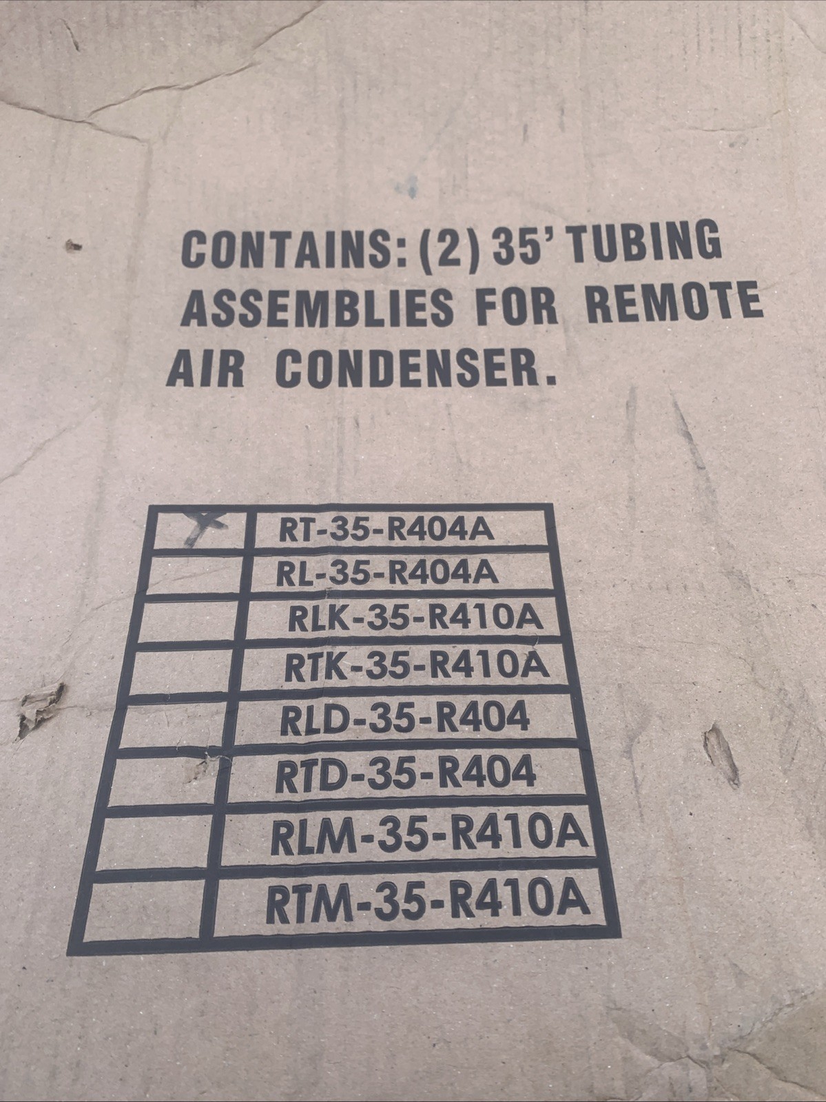 2- Manitowoc Ice RT35R404A Remote Tubing Kit, Precharged, 35 Ft. Tubing