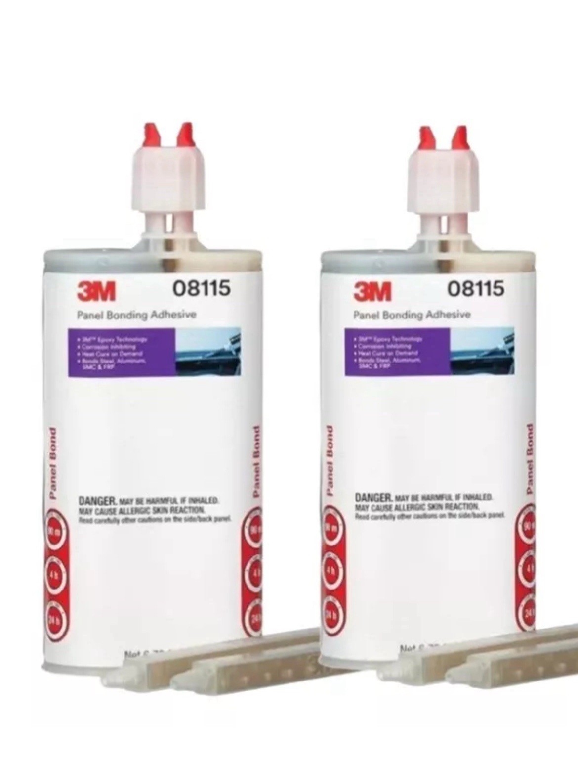 3M 8115 08115 2-Part Panel Bond Bonding Adhesive Glue Weld Rivet Repair (QTY 2)