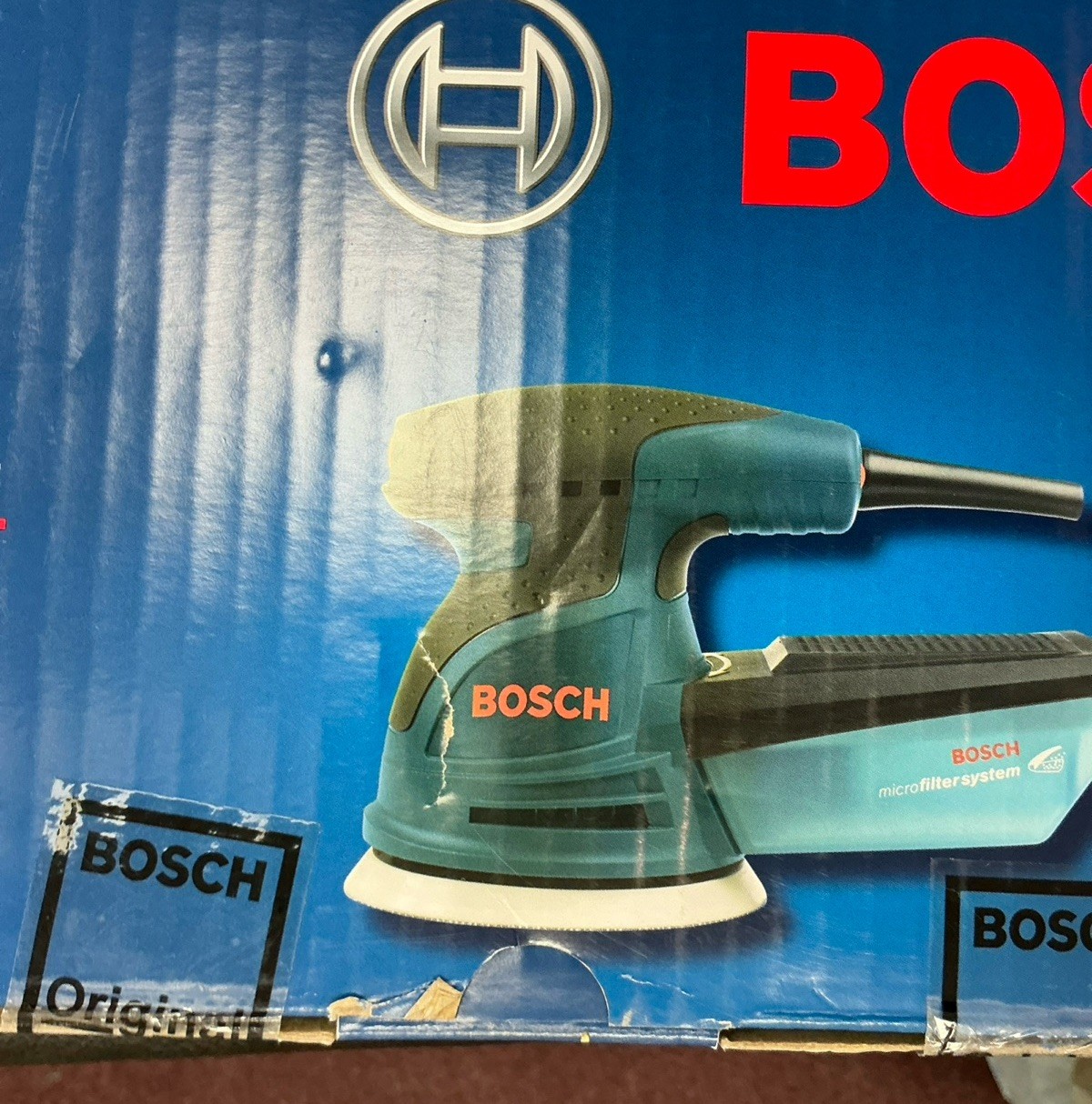 BOSCH ROS20VSC Palm Sander 2.5 Amp 5 Inch Corded Variable Speed Random Orbital