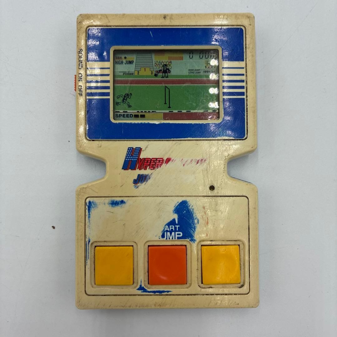 Bandai Hyper Olympic LCD Handheld LSI Game Long Jump Japan