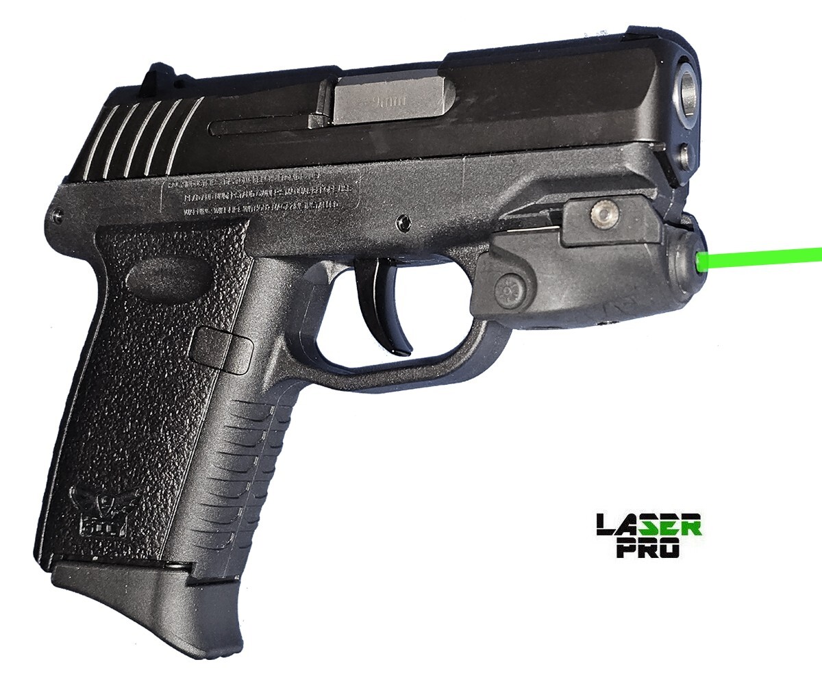 Green Rechargeable CR5 Laser Sight for SCCY CPX-1 CPX-2 - (GEN 3 only with rail)
