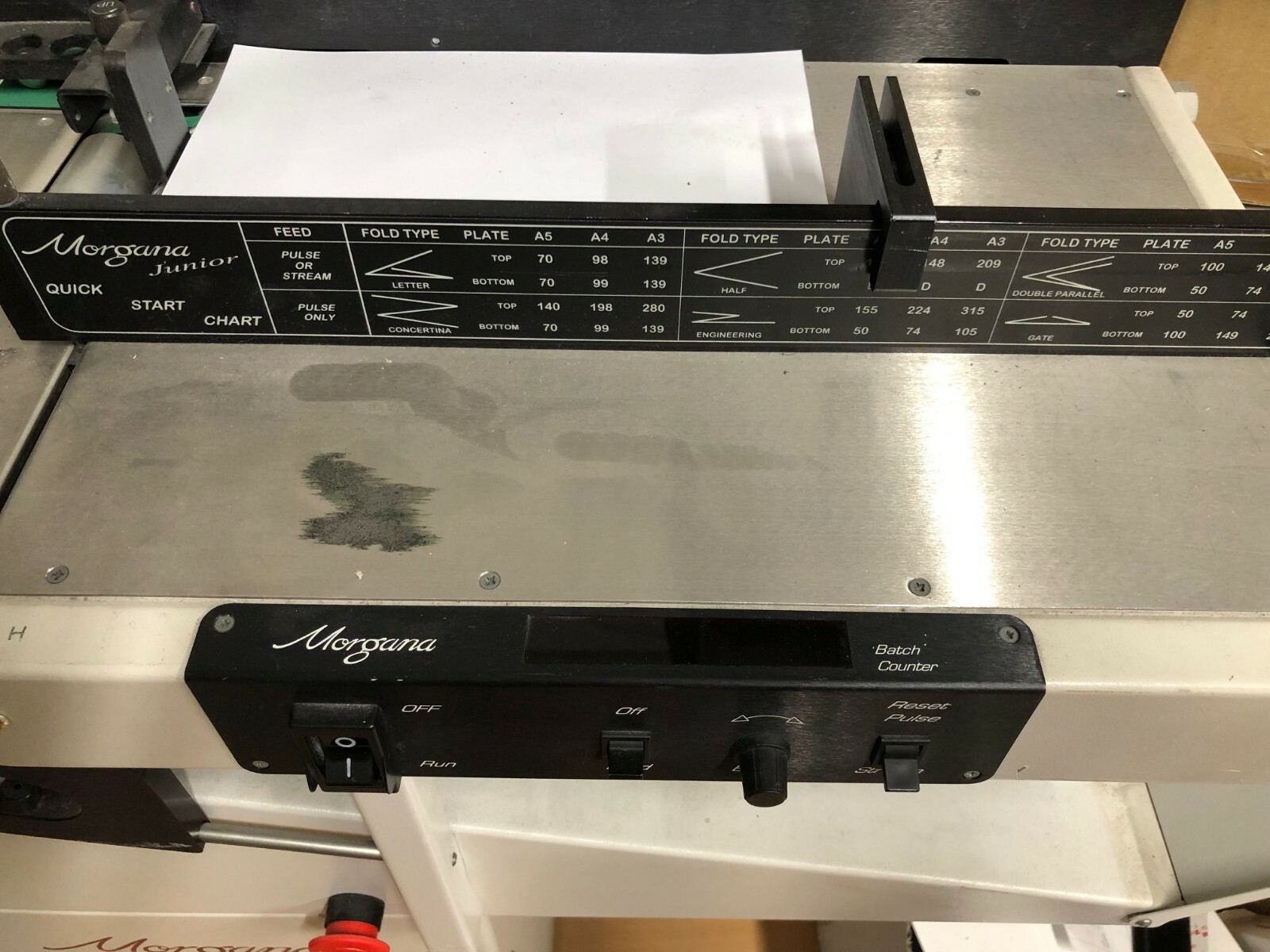 MORGANA JUNIOR FOLDING MACHINE BOOKLET MAKER