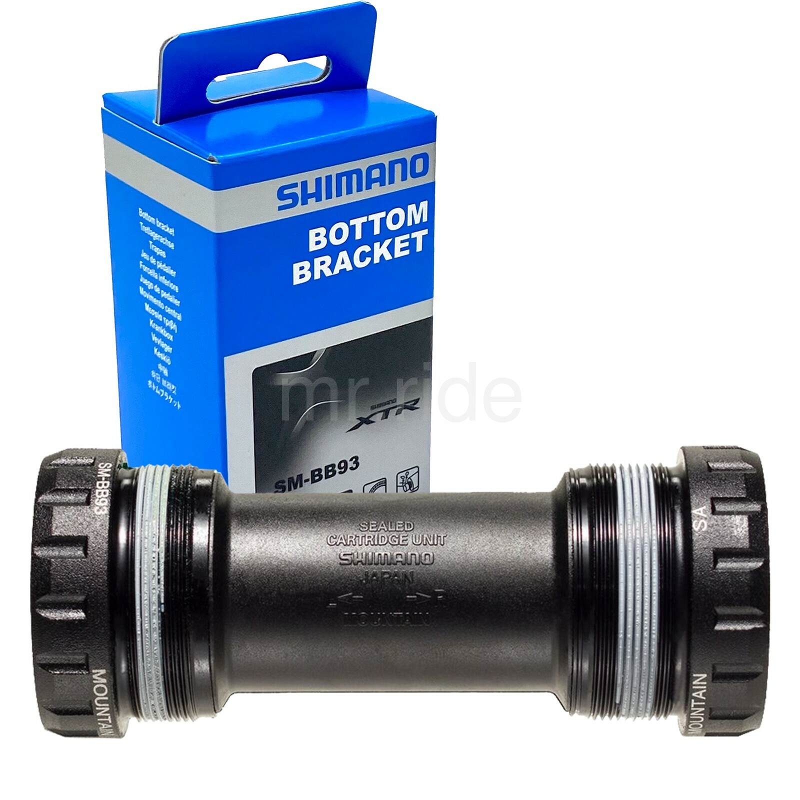 Shimano XTR Hollowtech II SM-BB93 Bike Threaded BB Bottom Bracket,68/73mm BSA