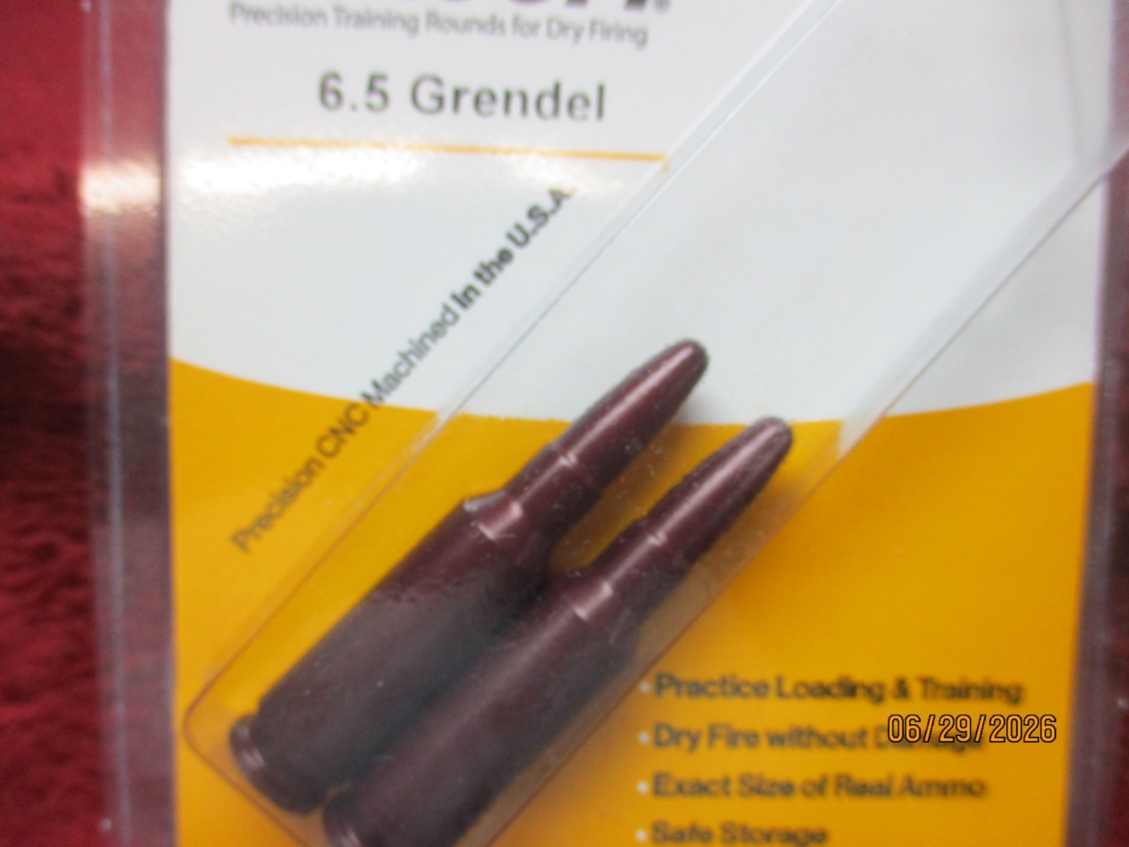 A-ZOOM Snap-Caps (Dummies) for: 6.5 Grendel, 2-Pack