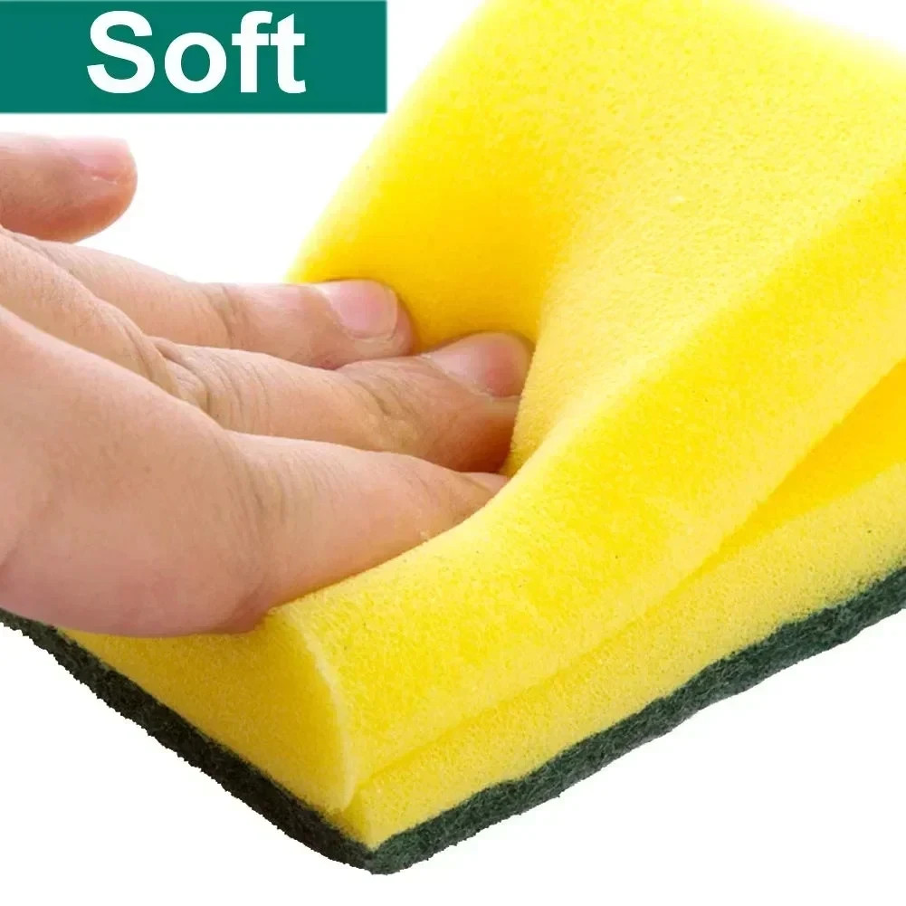 Highly absorbent double-sided sponge magic cleaning pot rust sponge cleaning bru