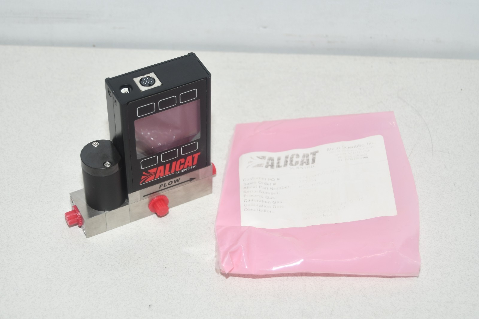 ^ Alicat Scientific Pressure Controller PC3-15PSIG-D/5P 5IN