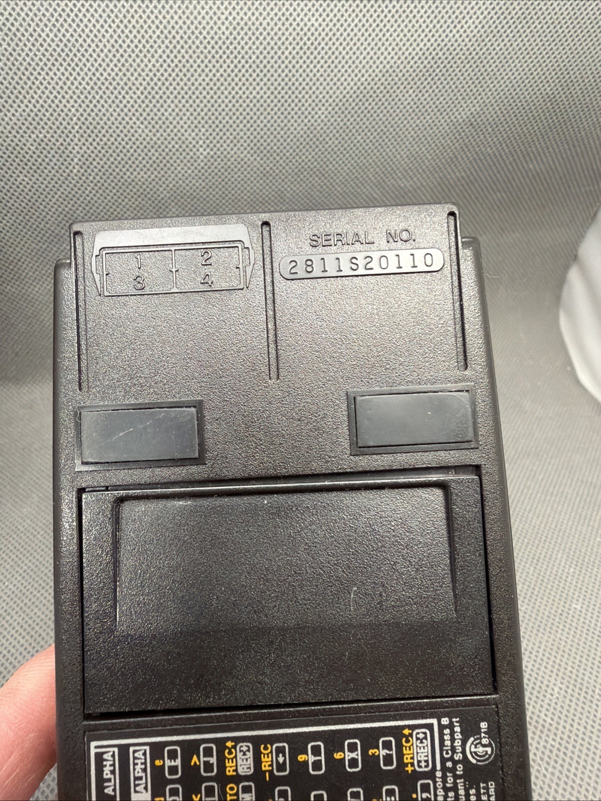 HP-41CX Calculator, Half Nut Version, with Case, Good Condition, SN 20110