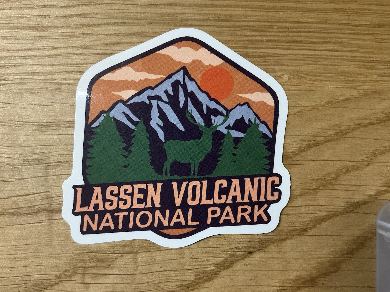 Lassen Volcanic National Park Sticker Decal  Travel Journal