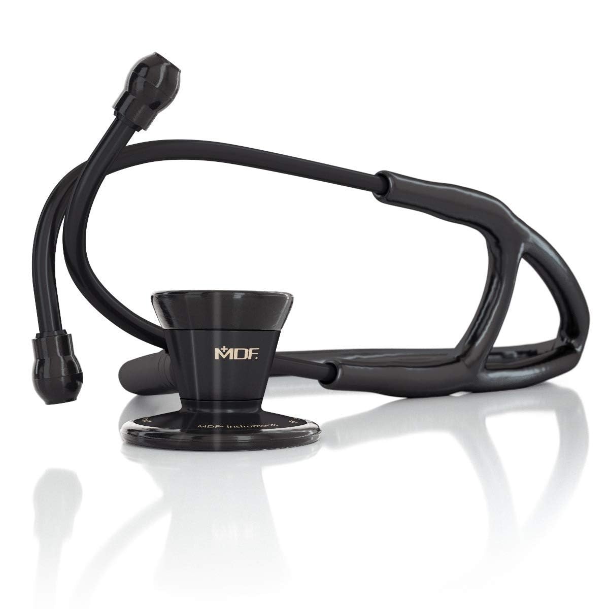 Cardiology Stethoscope Stainless Steel Dual Head Black Tube Adult Use