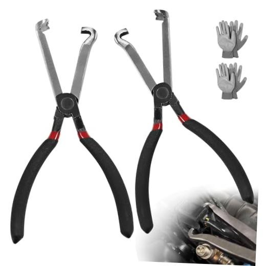 2Pcs Electrical Disconnect Pliers, Automotive Electrical Connector Pliers with