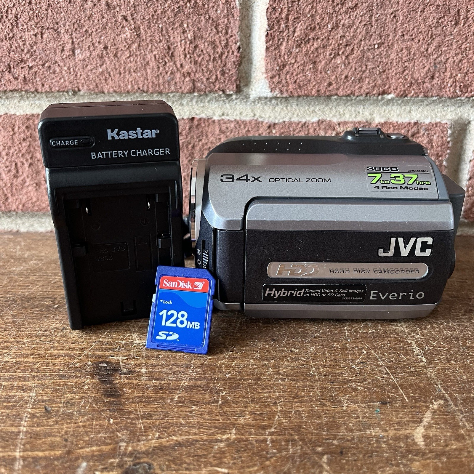 JVC GZ-MG130 30 GB Camcorder w/ Battery Charger & Memory Card