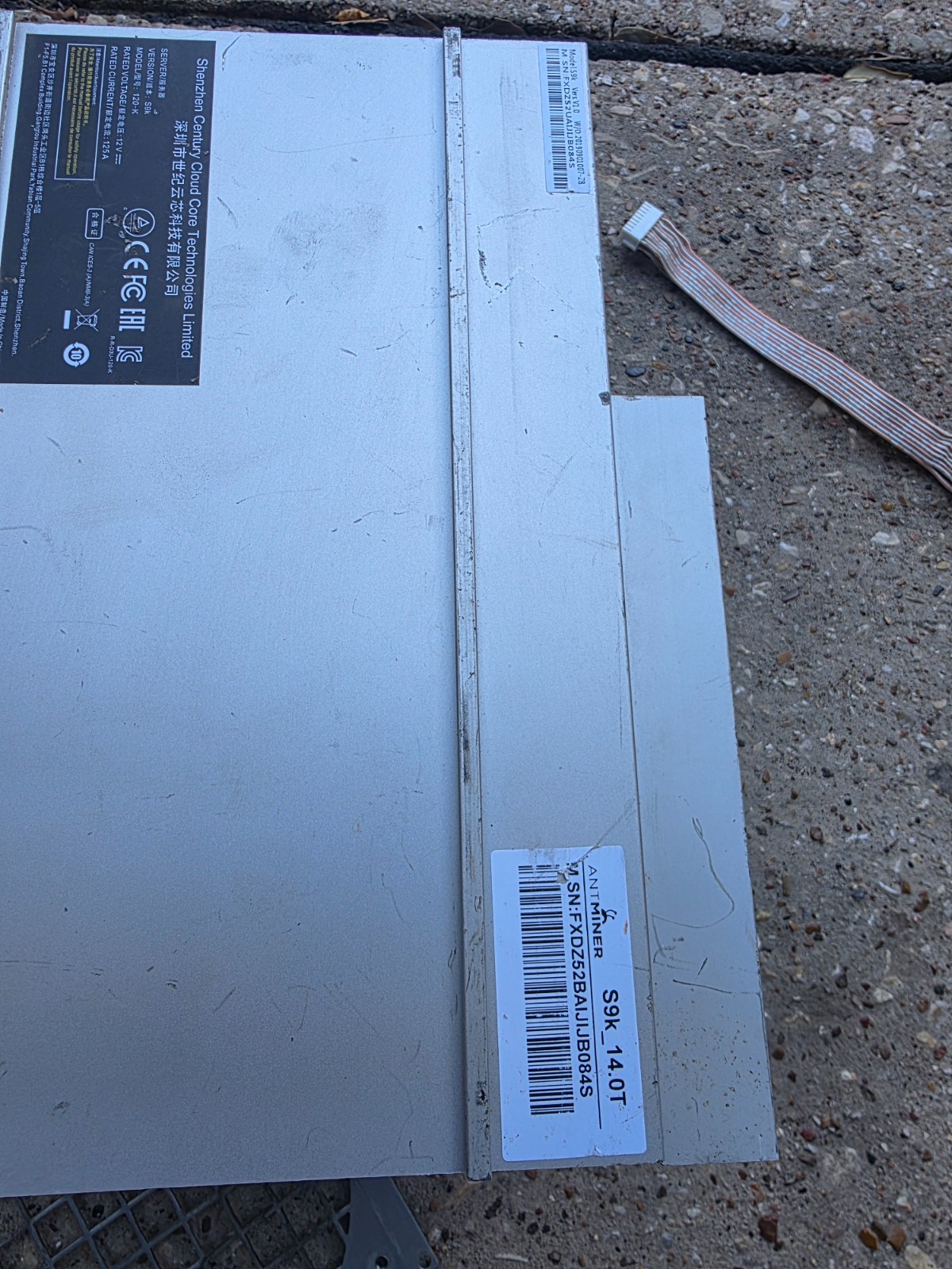 Used Bitmain Antminer s9k  Aluminium Case Frame Chassis/Enclosure