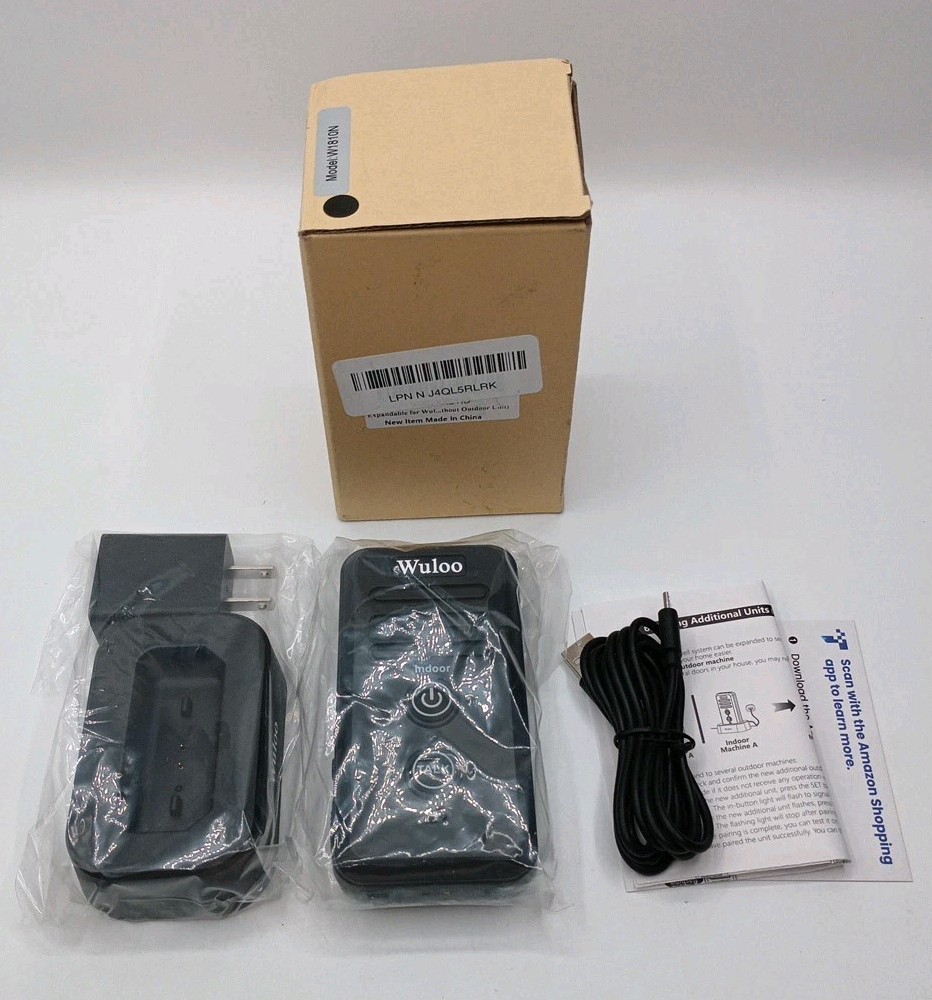 Wuloo Wireless Intercom Expansion - Indoor Unit, Long-Range, Rechargeable W1810N