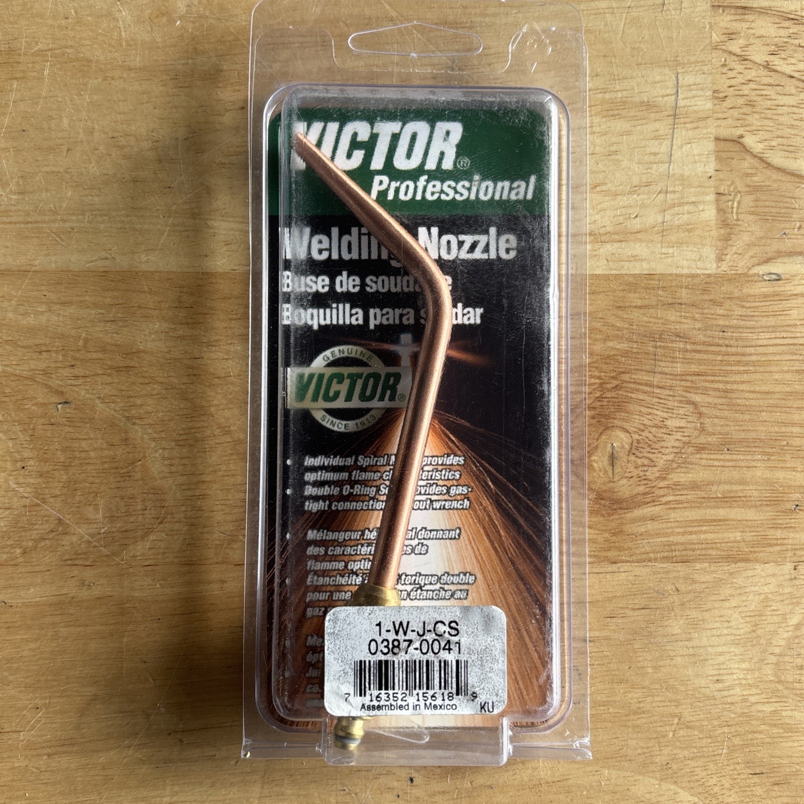 Victor Welding Brazing Torch Nozzle Tip 1-W-J-CS Genuine Victor 0387-0041 NEW