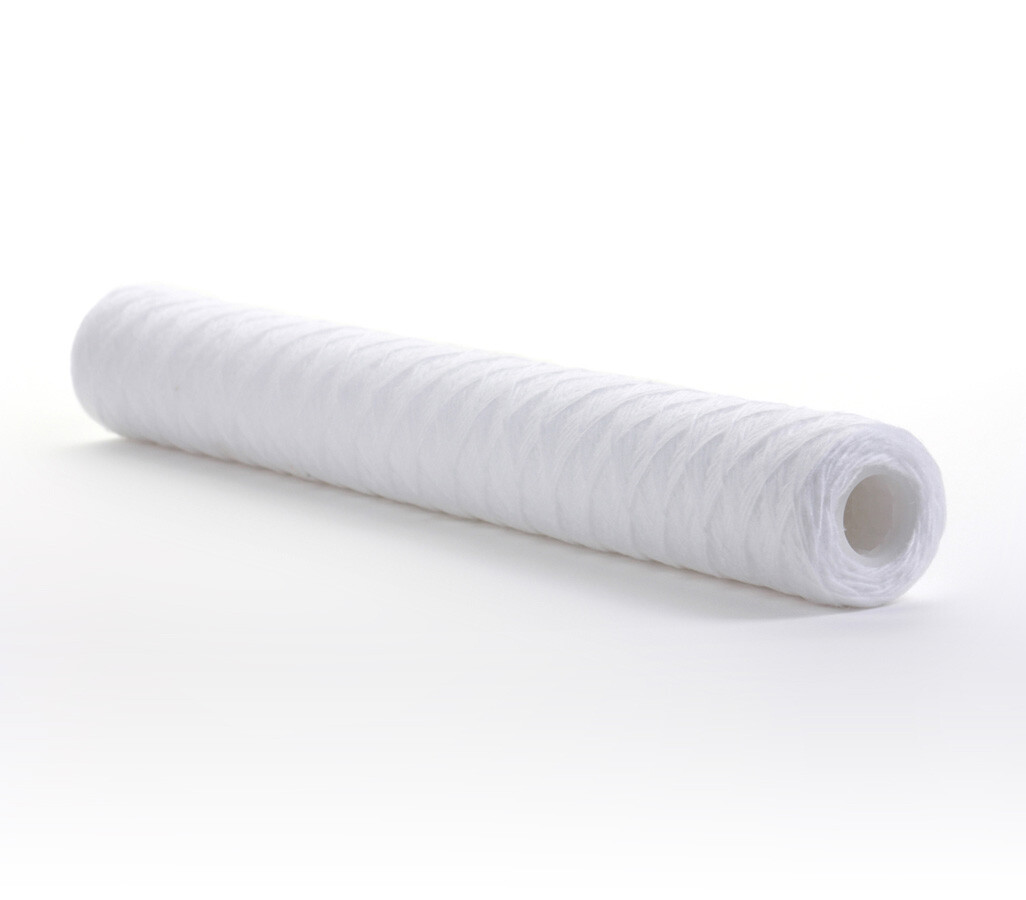 Well Water Home String Wound Sediment Water Filter Cartridge 2.5" x 20" - 5 μm