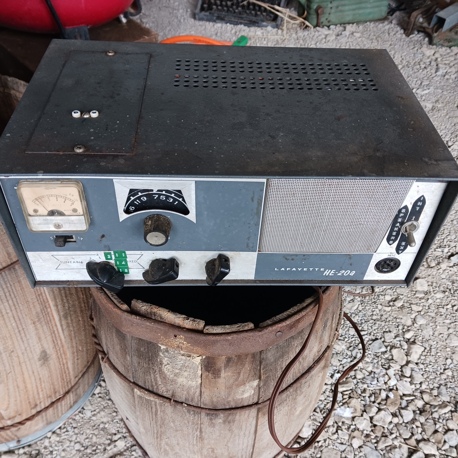 Vintage Lafayette HE 20A Tranceiver Amateur Ham Radio