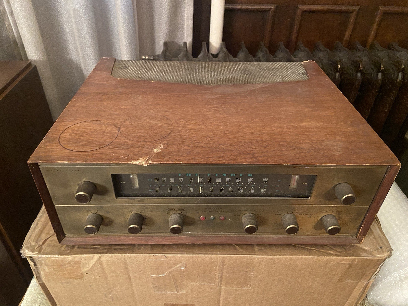 Fisher 202-R tuner TOTL 1962 Fisher tuner - add an MPX-100 and have an FM-1000