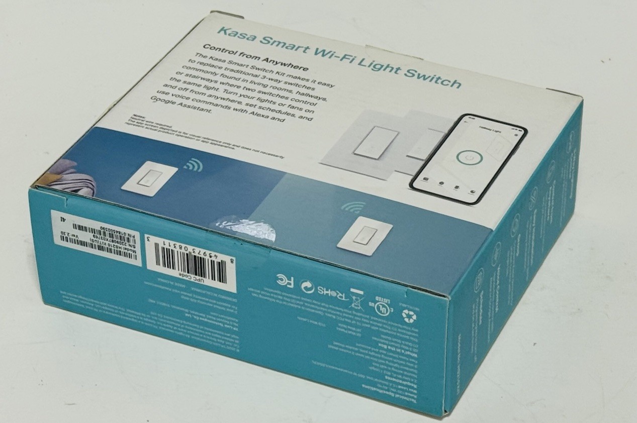 TP Link Kasa Smart Wi-Fi Light Switch - HS210 - 2 Pack - New Sealed
