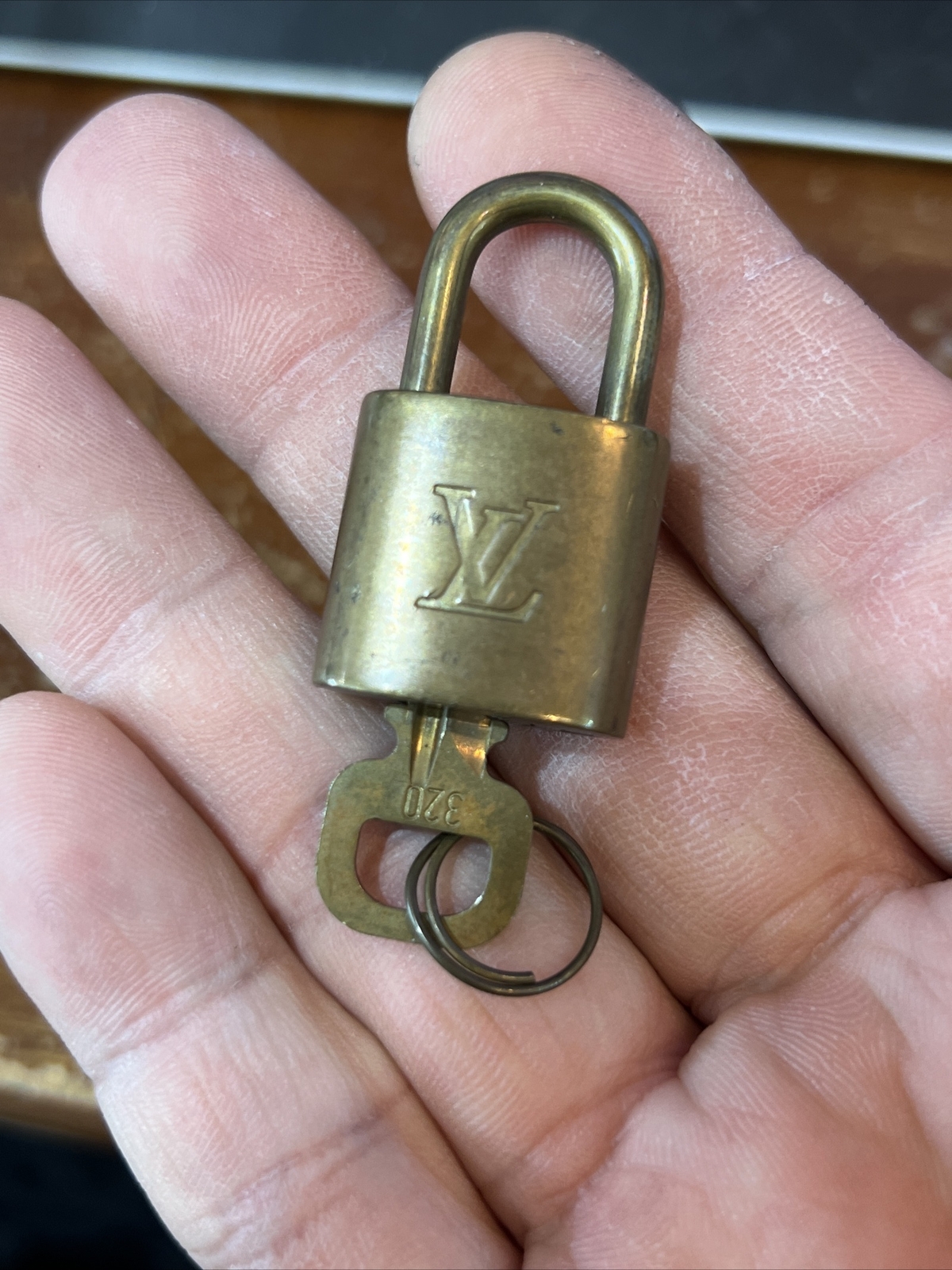 Authentic Louis Vuitton Lock & Key (unpolished)