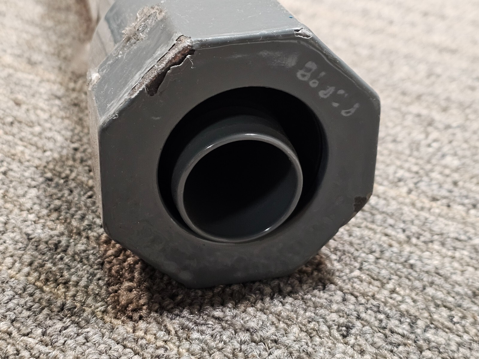GEORG FISCHER CENTRAL PLASTICS 360011515 1.25" GAS COMPRESSION RISER GRAY