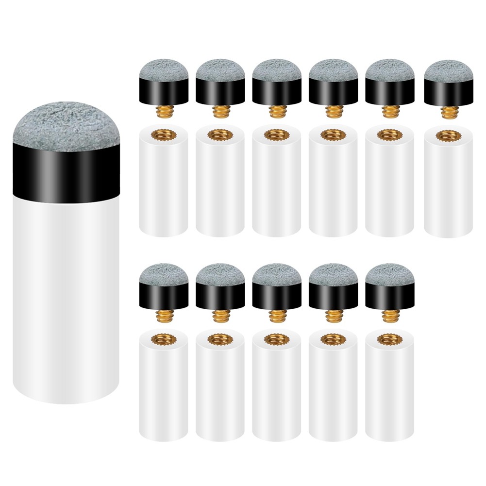 Billiard Cues Tips with Pool Cue Stick Ferrules Screw-on Billiard Pool Cue9272