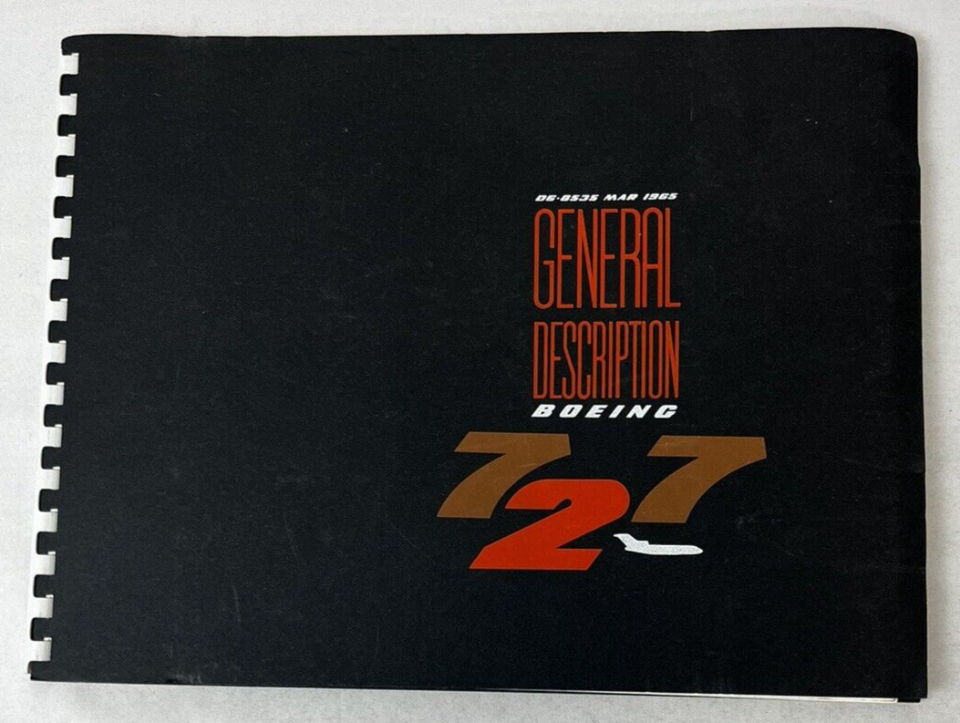 Boeing 727 General Description March 1965 Airplane Division D6-8535