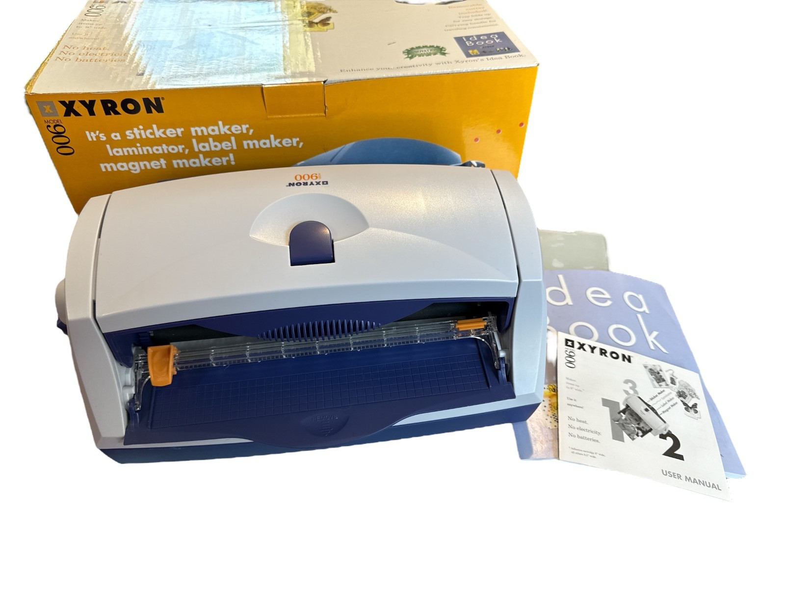Xyron 900 Laminator Sticker, Magnet, Label Maker Laminator Machine
