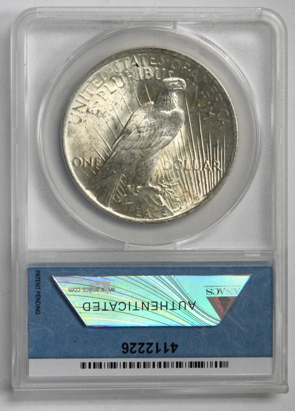 1922 Peace Dollar - ANACS MS64 !!