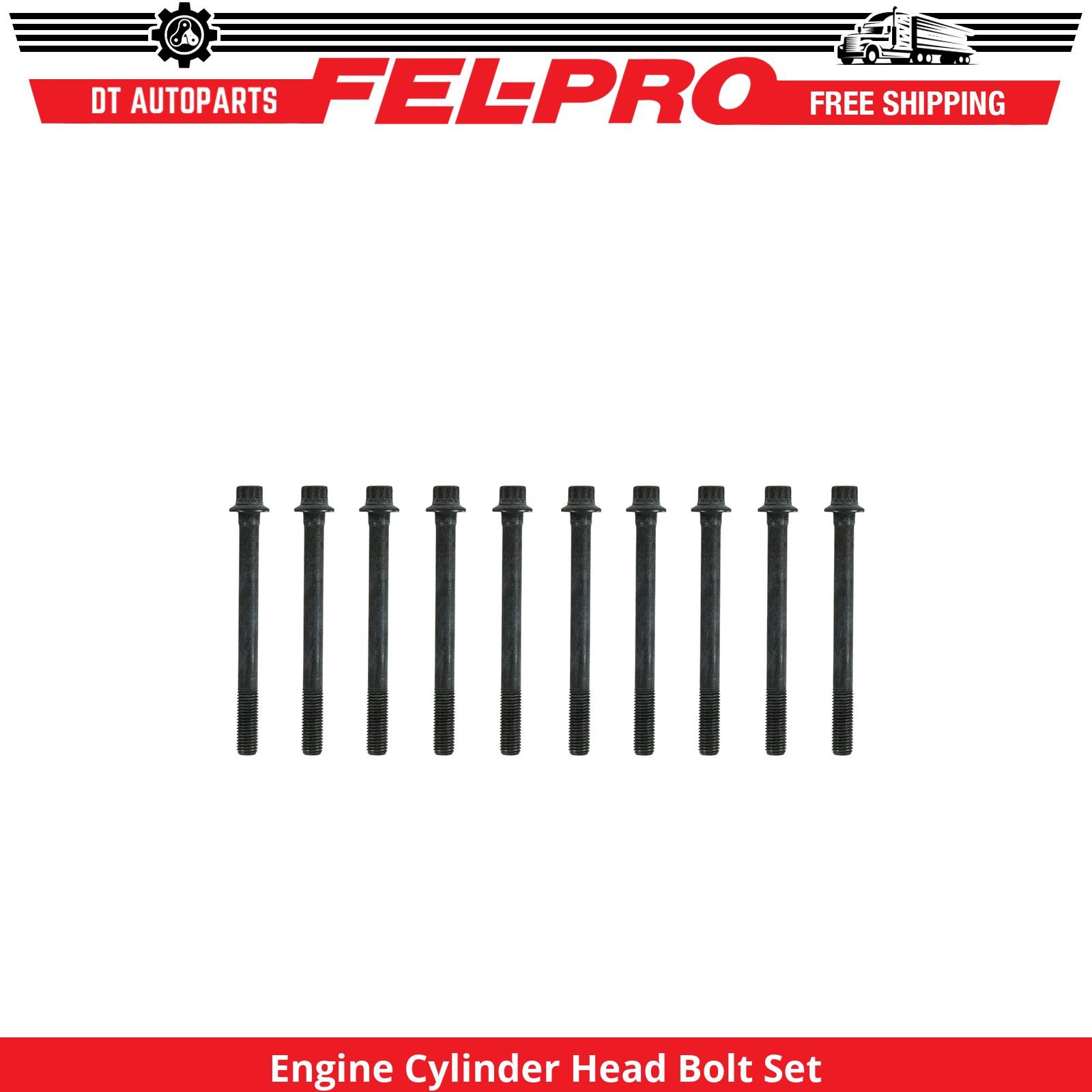 For 1991-1996 Ford Escort 1.8L L4 Engine Cylinder Head Bolt Set Fel-Pro 1992