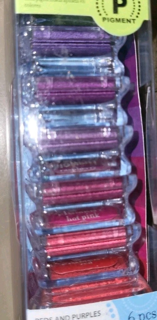 Inkadinkado Pigment Ink Stack Reds & Purples 6 Pads