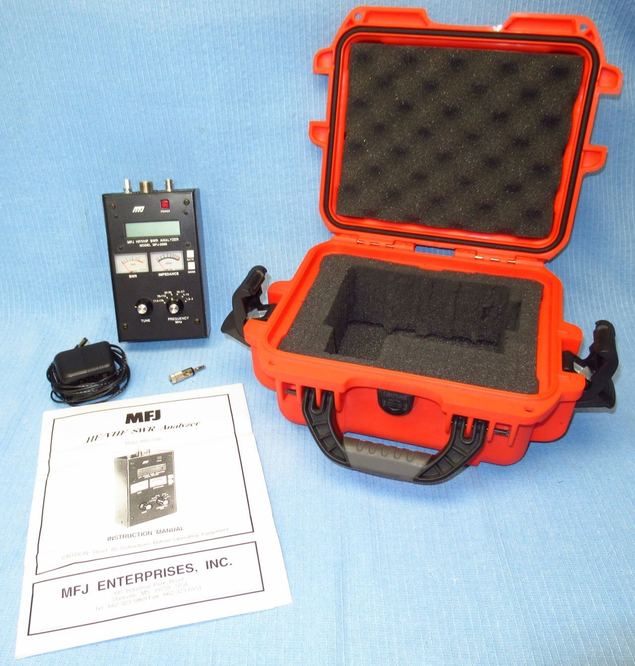 MFJ‑259B HF/VHF Antenna Analyzer & RF Impedance Meter - Tested & Working